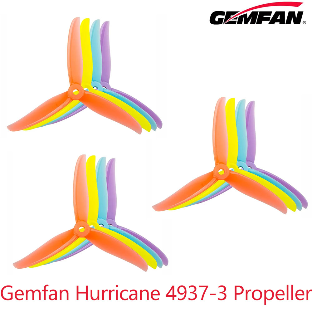 Fpv Drone Propeller - 4 Pasang, 8 Buah, Baling-Baling Tiga