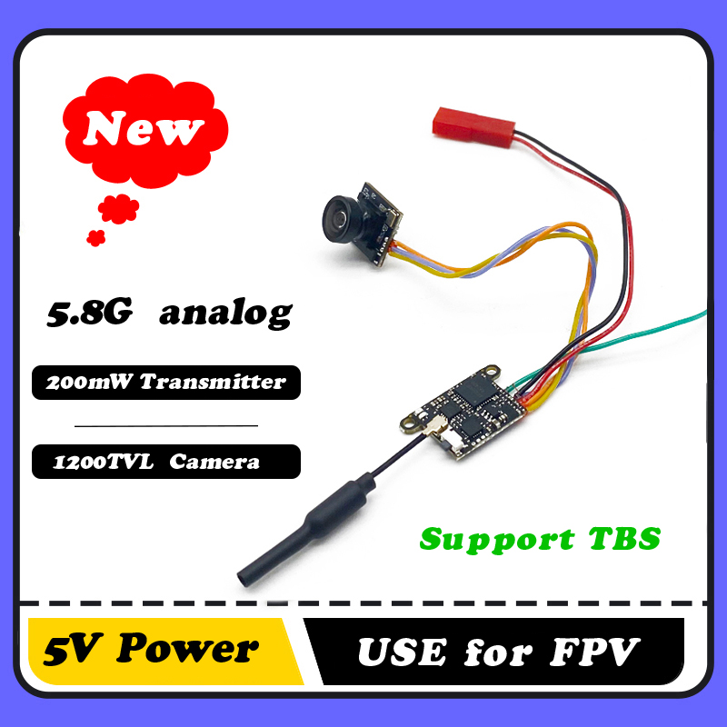 Fpv Drone Transmitter - SLONWAKE 5.8G 1200TVL Kamera FPV VTX