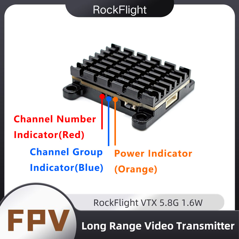 RockFlight TX663 VTX 5.8G 48CH - Fpv Drone Transmitter ulasan dan harga
