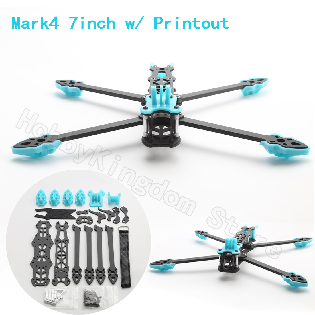 Mark4 bingkai Drone FPV 7 inci - Fpv Drone Tool Kit ulasan dan harga