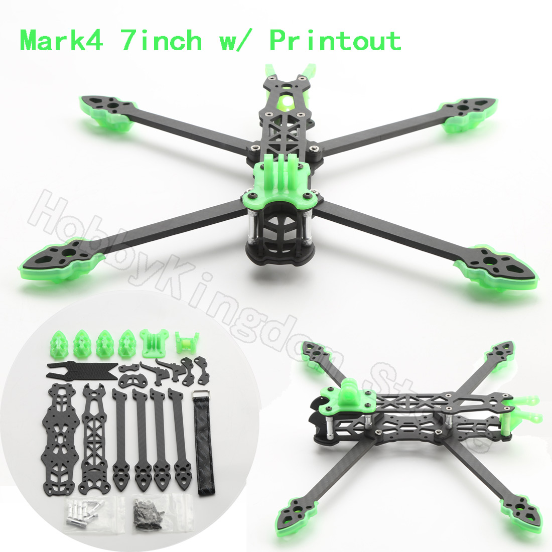 Mark4 bingkai Drone FPV 7 inci - Fpv Drone Tool Kit ulasan dan harga