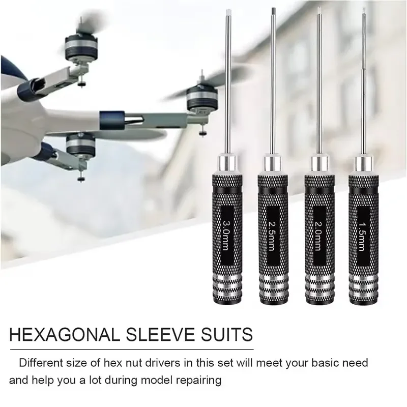 Set Obeng Hex 1,5/2,0/2,5/3,0  - Fpv Drone Tool Kit ulasan dan harga