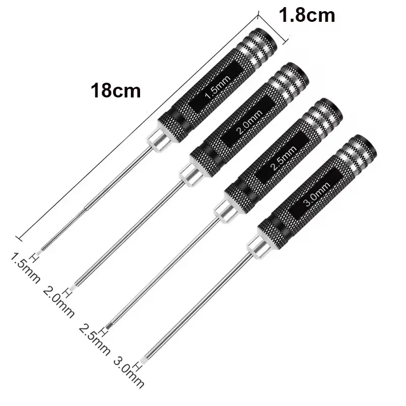Set Obeng Hex 1,5/2,0/2,5/3,0  - Fpv Drone Tool Kit ulasan dan harga
