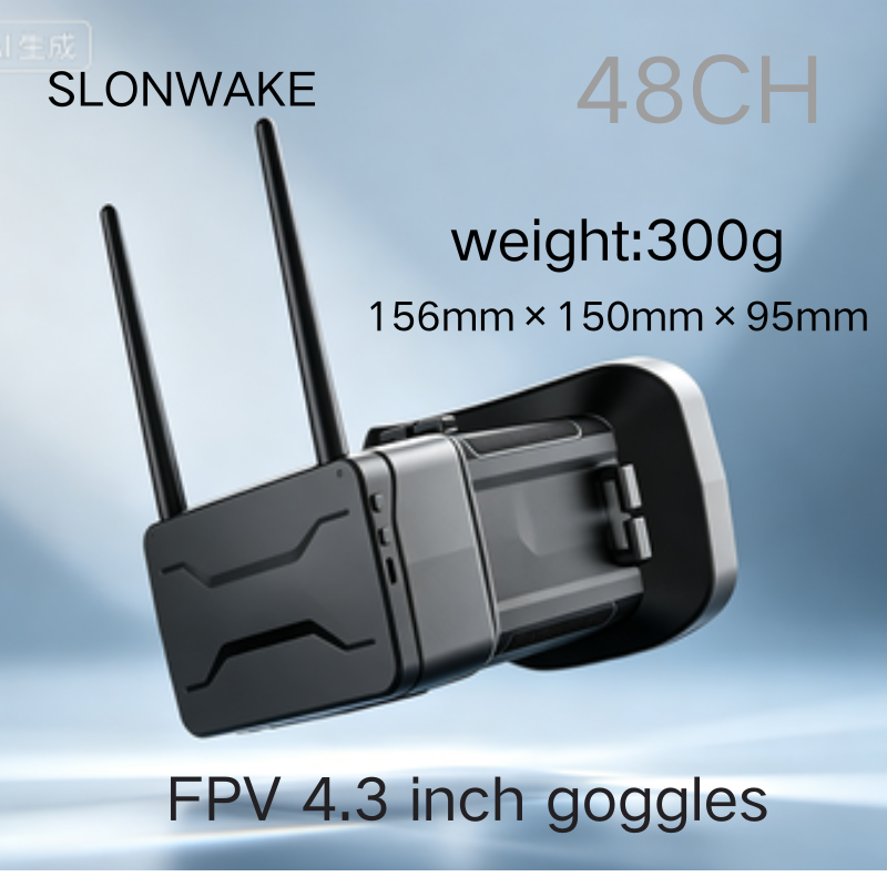 Kacamata FPV 5.8G, Layar 4.3 I - Fpv Drone Antenna ulasan dan harga